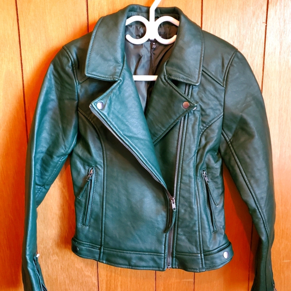 Romeo & Juliet Couture Faux Leather Jacket - Picture 1 of 8